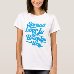 T-shirt Bleu d'amour de Brooklyn