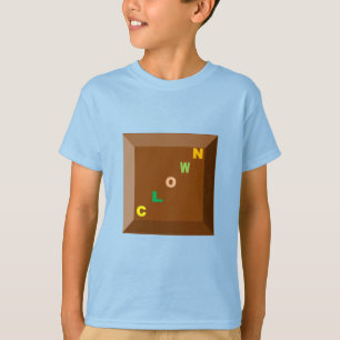 T-shirt bleu de base pour enfants DESIGN CLOWN
