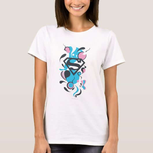 T-shirt Bleu de Color (Devant)