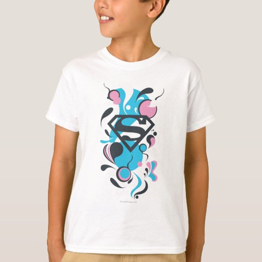 T-shirt Bleu de Color (Devant)