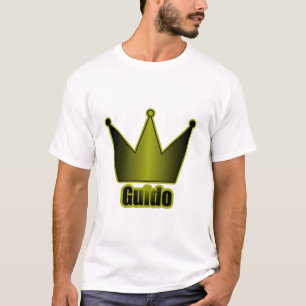 T-shirt Bleu de couronne de Guido