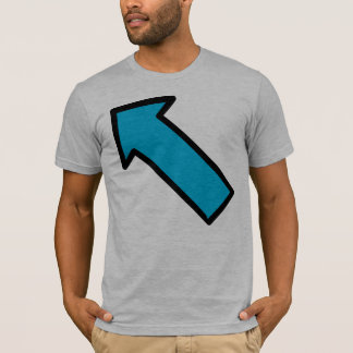 T-shirt bleu de flèche