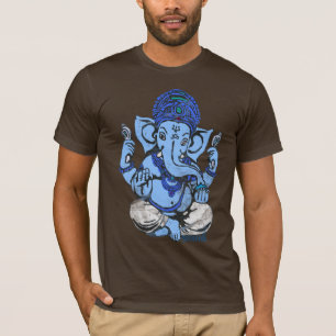 T-shirt bleu de ganesh