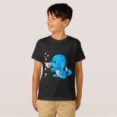 T-shirt Bleu de Kacheek (Devant entier)