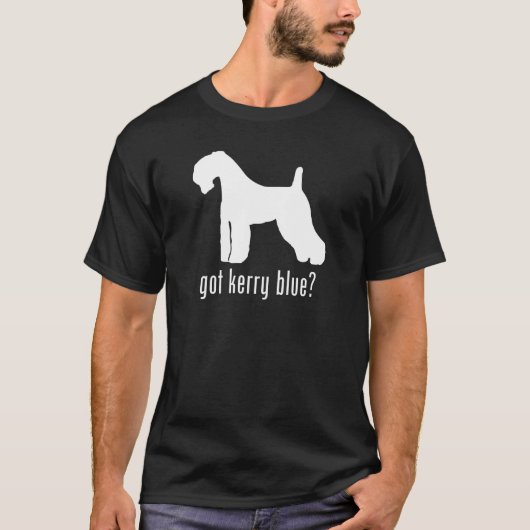 T-shirt Bleu de Kerry Terrier (Devant)