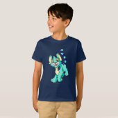 T-shirt Bleu de Kougra (Devant entier)