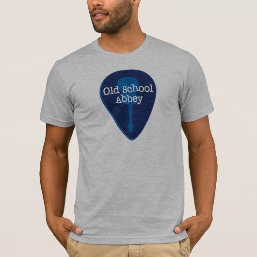 T-shirt bleu de logo (Devant)
