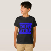 T-shirt Bleu de logo de DUBSTEP (Devant entier)
