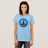 T-shirt Bleu de Lotus (Devant entier)