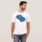 T-shirt bleu de mgb (Devant entier)