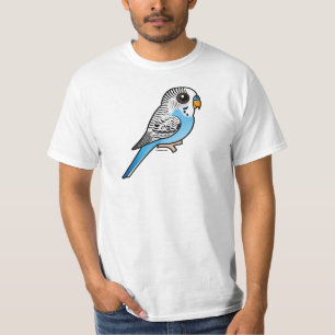 T-shirt Bleu de perruche de Birdorable