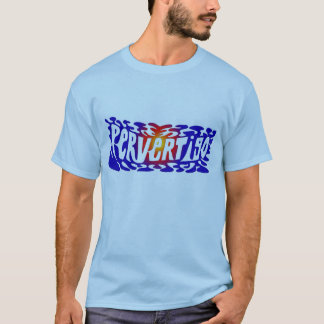 T-shirt bleu de pervertigo