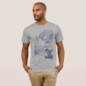 T-shirt Bleu de sirène (Devant entier)