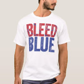 T-shirt Bleu de soutirage (Devant)