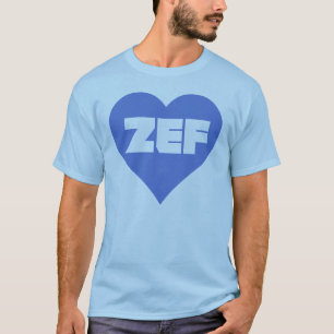 T-SHIRT BLEU DE ZEF