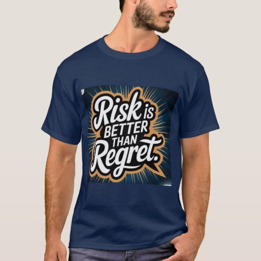T-shirt bleu demi-manches (Devant)