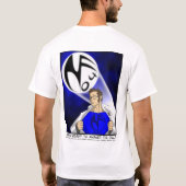 T-shirt Bleu d'équipe de Nerdfest 2004 : Conception 2 (Dos)