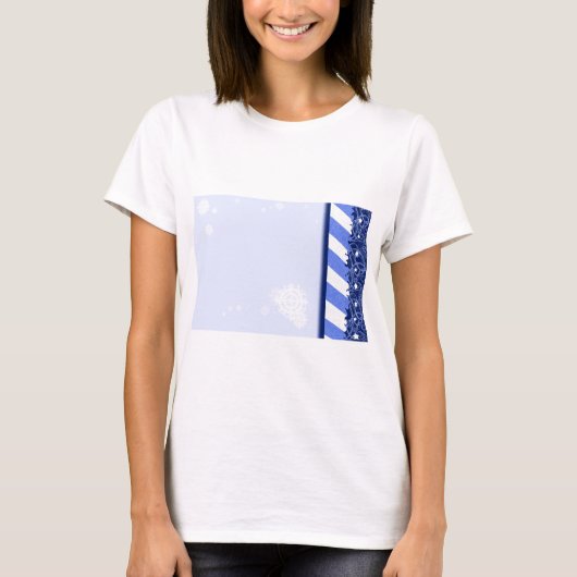 T-shirt Bleu d'hiver (Devant)