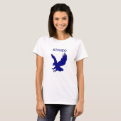 T-shirt Bleu Eagle d'Ateneo (Devant entier)