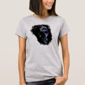 T-shirt Bleu écaille violet (Devant)