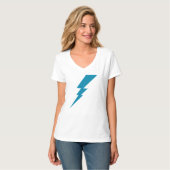 T-shirt Bleu éclair (Devant entier)