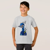 T-shirt bleu Emu (Devant entier)