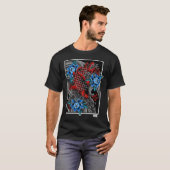 T-shirt Bleu et Rouge (Devant entier)