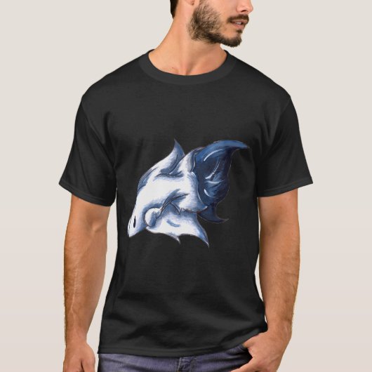 T-shirt Bleu fantomatique (Devant)