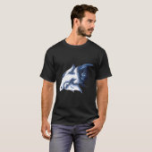 T-shirt Bleu fantomatique (Devant entier)