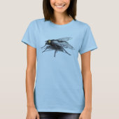 T-shirt bleu femme Fly Buddy (Devant)