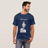 T-shirt Bleu foncé BeTeased (Devant entier)