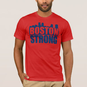 T-shirt Bleu fort de Boston
