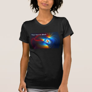 T-shirt Bleu gravitationnel