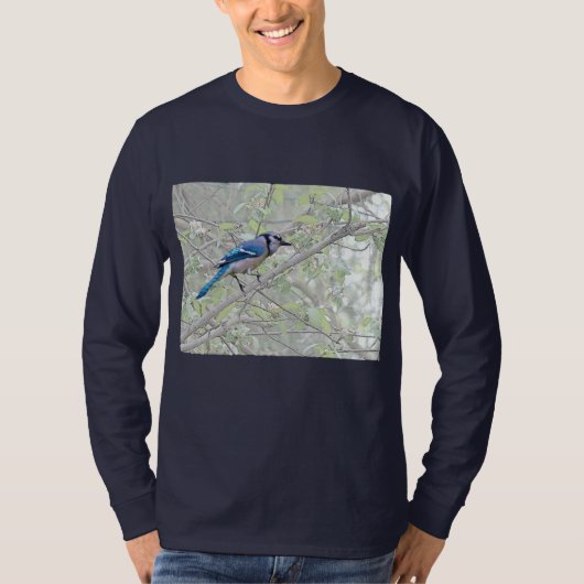 T-shirt Bleu Jay Songbird (Devant)