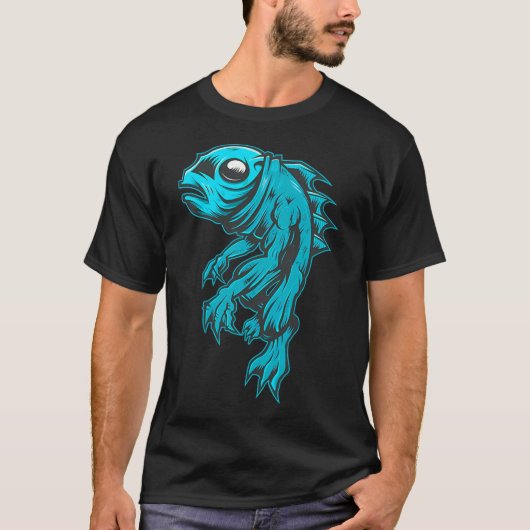 T-shirt Bleu Lagune (Devant)