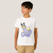 T-shirt Bleu Lupe (Devant entier)