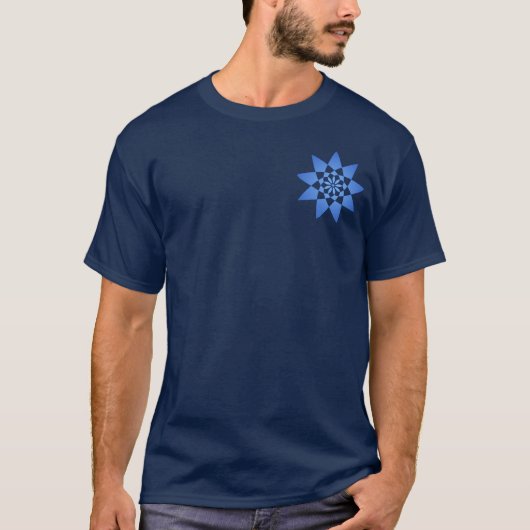 T-shirt Bleu marine neuf (Devant)