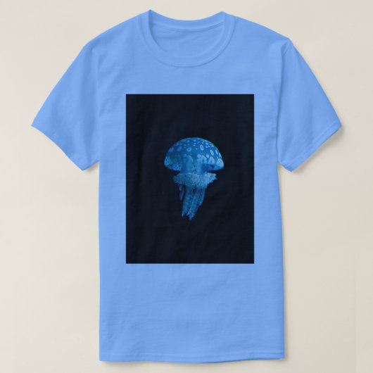 T-shirt Bleu méduse 3 (Design devant)