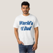T-shirt bleu mer papa (Devant entier)