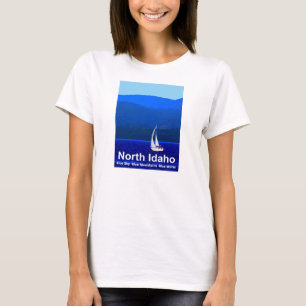 T-shirt Bleu nord de l'Idaho