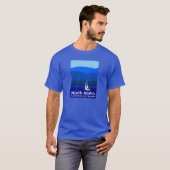 T-shirt Bleu nord de l'Idaho (Devant entier)