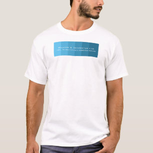 T-shirt Bleu Ombre Stripes, Peintre & Décorateur Advert