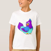 T-shirt bleu perroquet (Devant)