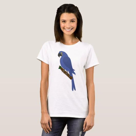 T-shirt bleu perroquet (Devant entier)