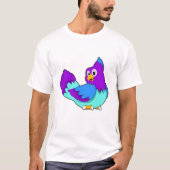 T-shirt bleu perroquet (Devant)