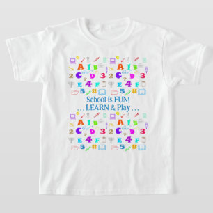 T-shirt Bleu personnalisé, amusants enfants Articles d'éco
