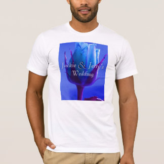 T-shirt Bleu Rose