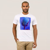 T-shirt Bleu Rose (Devant entier)