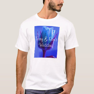T-shirt Bleu Rose