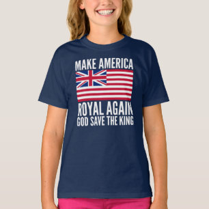 T-shirt Bleu rouge amusant Rendre l'Amérique Royale Art ve
